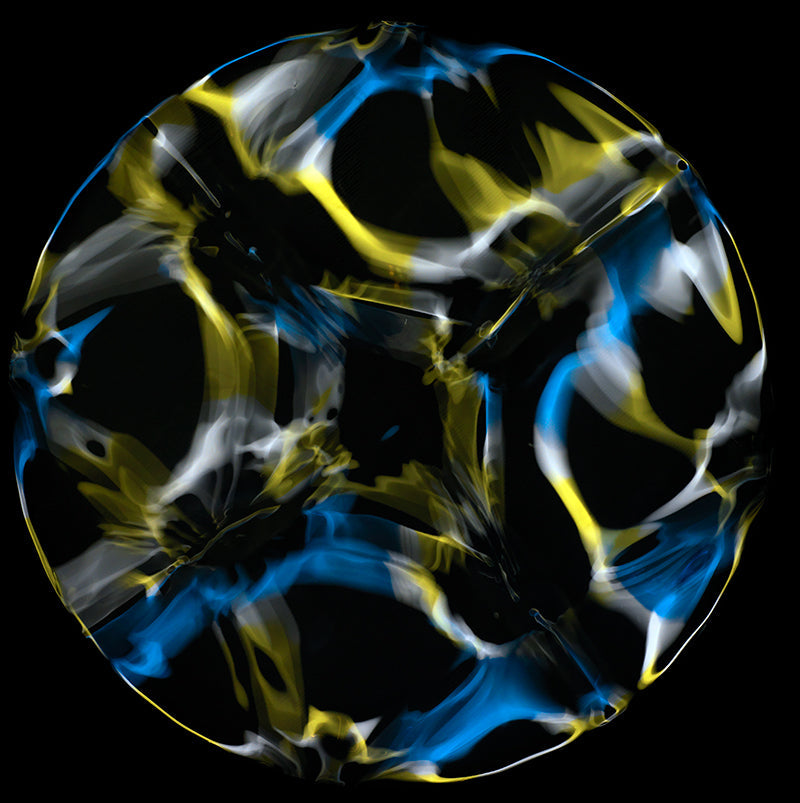 Underwater still life held underwater with soft refraction and gravitational and hushed light