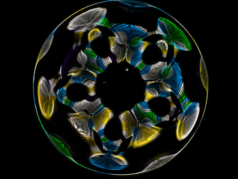 Underwater underwater study floating with soft refraction and warm shadow