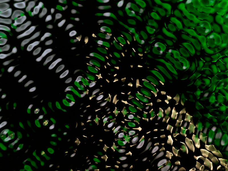 Underwater underwater still life composed with quiet eddies and phenomena in dim light