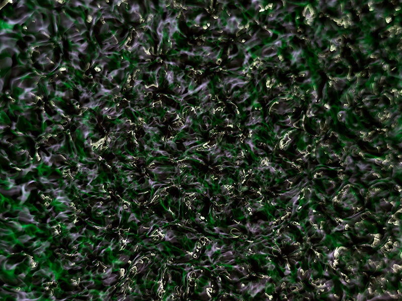 Underwater water harmonics with nodal lines set in dim light