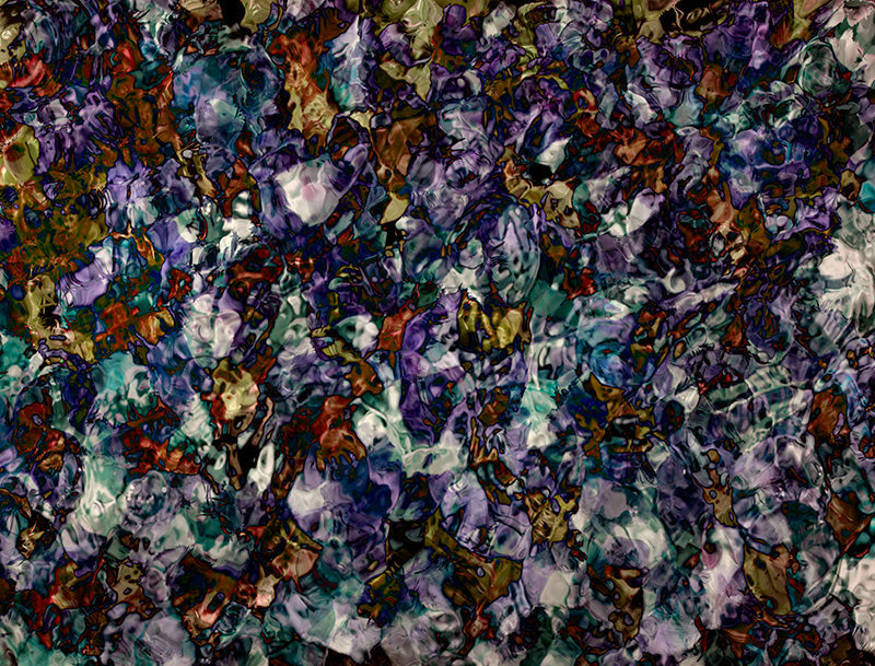 Underwater analogue photograph, 8.1floral abstract, warm mid tone tonality